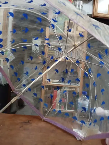 Sombrinha transparente as ntiga.