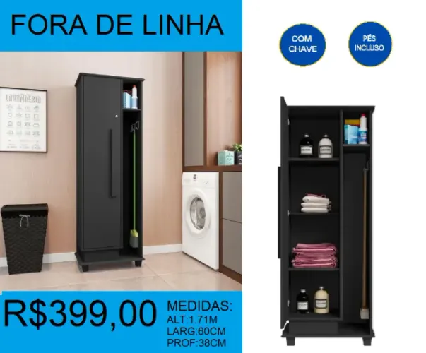 MULTI USO - COM CHAVE -PÉS INCLUSO- PARCELAMOS SEM JUROS EM ATE 72X= ENTREGA GRATIS