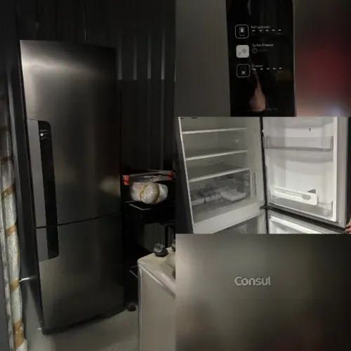 Geladeira Inox Cônsul Frost Free 399 litros
