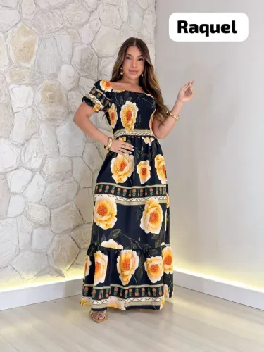 Vestidos longos macacão e conjunto