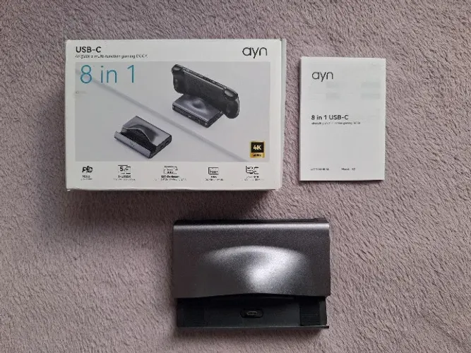 Ayn Odin 2 Super Dock, 4 USB, HDMI out, Ethernet, compativel com Odin 2, 3 e Portal