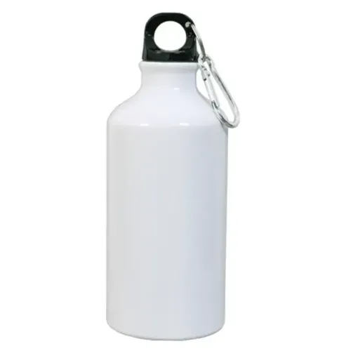 Squeeze Garrafa de Alumínio Para Sublimação Mosquetão de 500ml