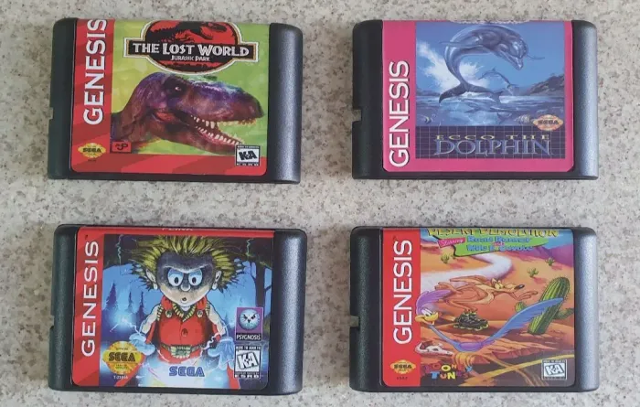 Combo de Jogos paralelos de Mega Drive