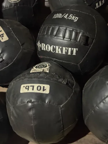Wall ball usada 10lb 4,5kg 