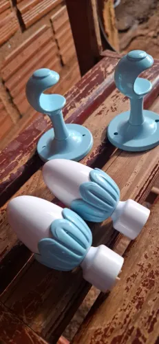 Kit varão cortina antigo