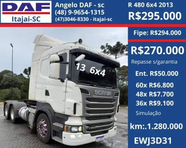 Scania R480 6x4 2013