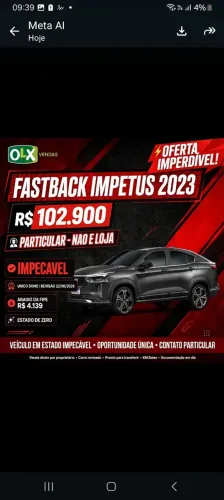 Fiat Fastback Impetus 1.0 200 T. Flex AUT 2023