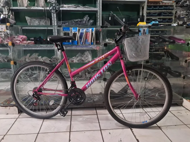 BICICLETA ARO 26 FEMININA HOUSTON NOVA EM 1OX SEM JUROS