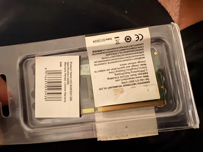 Memória ddr4 8G notebook 
