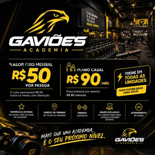Gavioes desconto fixo