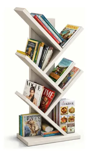 LIVREIRO/REVISTEIRO/ESTANTE MDF BRANCO