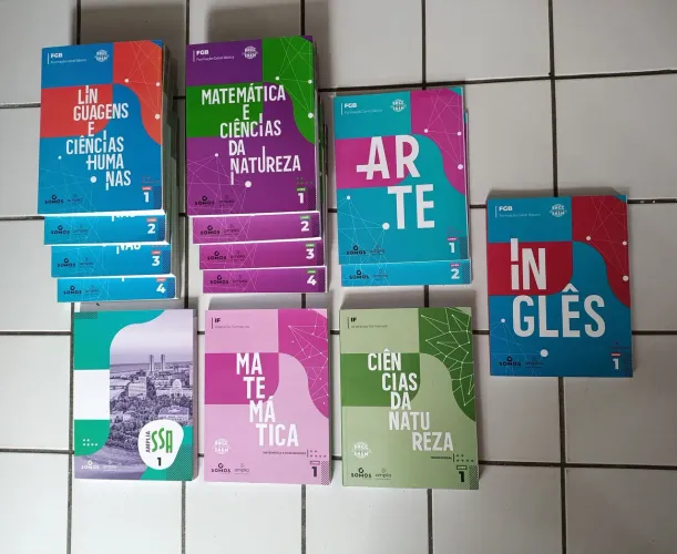 Livros Escolares (Somos e Amplia) SSA, ENEM e Formação Geral Básica