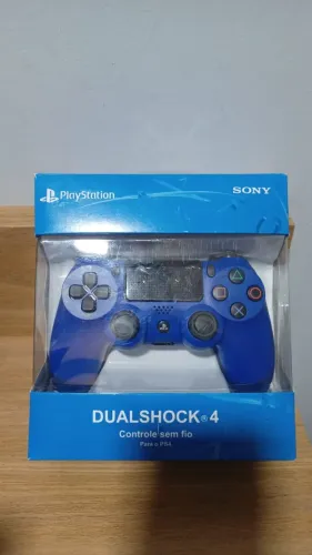 Controle compatível com ps4 - Azul novo