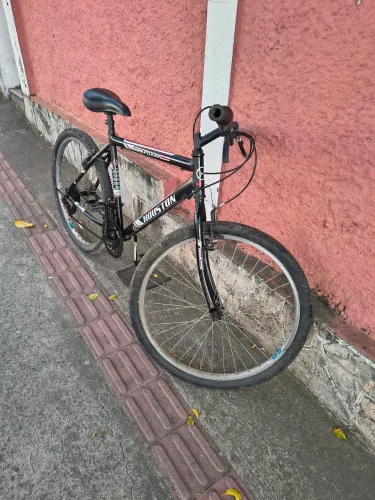 Bicicleta Preta Aro 26 c/ 21 Marchas, Excelente 