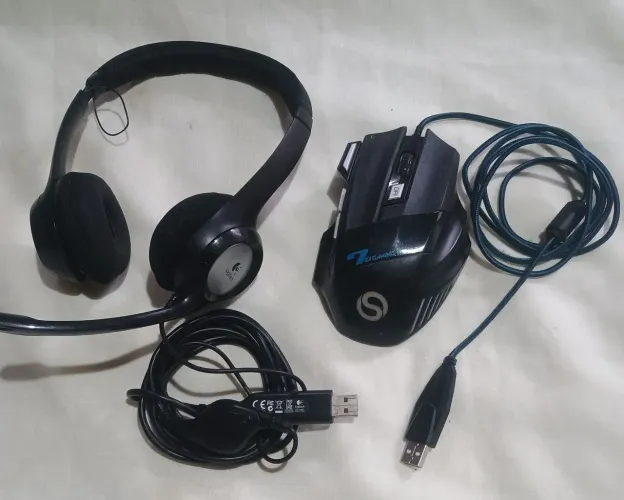 Mause e fone pra PC 