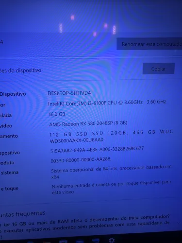 PC GAMER INTEL I3 9100F 