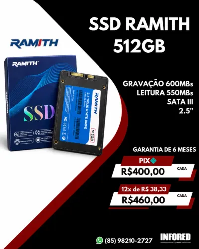SSD Ramith 512GB SATA III 2.5"
