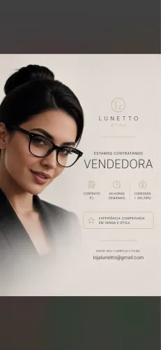 Vendedor em ótica