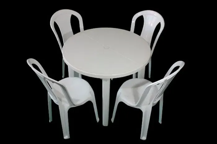 Aluguel/ locação de mesas e cadeiras tramontina, toalhas e freezers