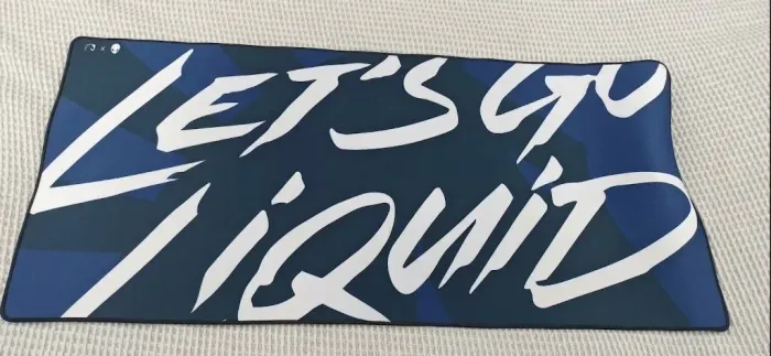 Let's go liquid mousepad - 88x40 cm