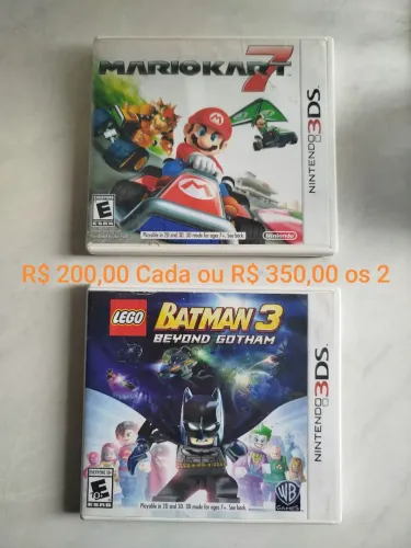 Jogo de Nintendo 3ds valor unitário