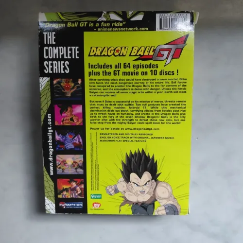 ?DVD Dragon Ball GT - The Complete Series (Box Com 10 Discos) - Importado