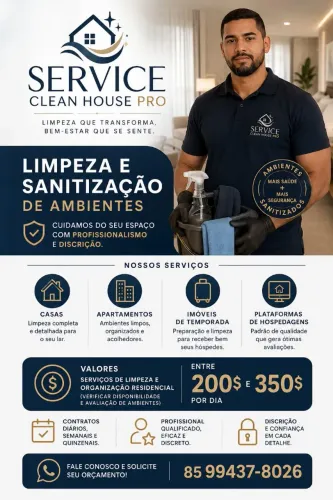 SERVIÇO PROFISSIONAL DE LIMPEZA