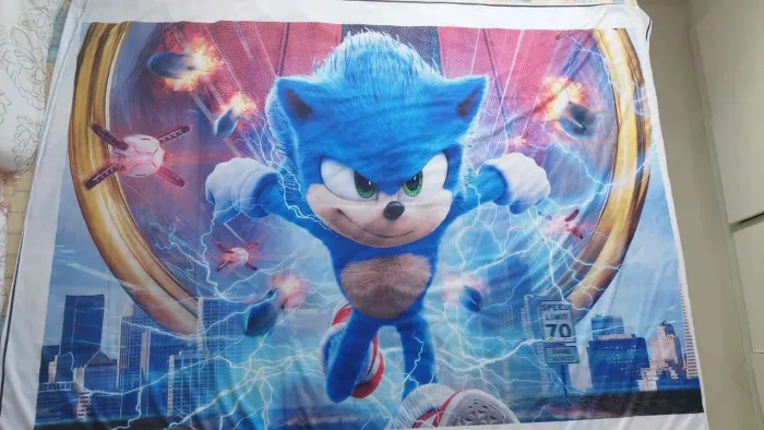 Tela sublimada sonic
