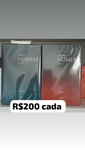 Natura homem R$200 cada