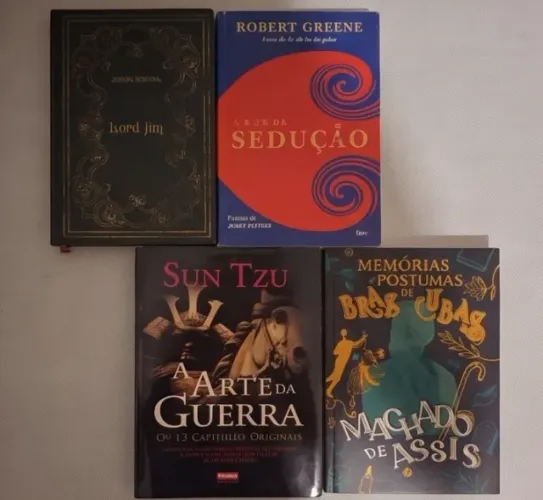 Lote de livros clássicos, filosofia, literatura, história e desenvolvimento pessoal