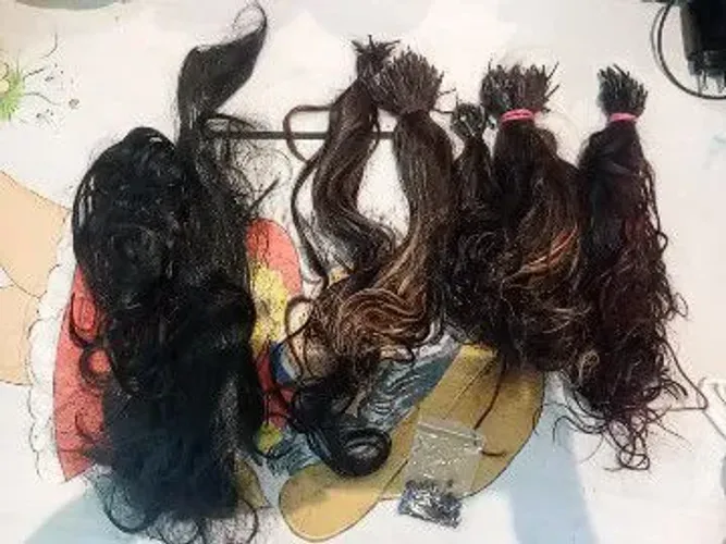 Kit completo de extensão de cabelos 
