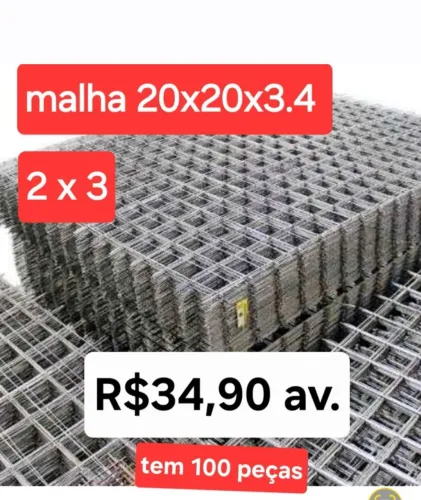 Malha ferro 3x2