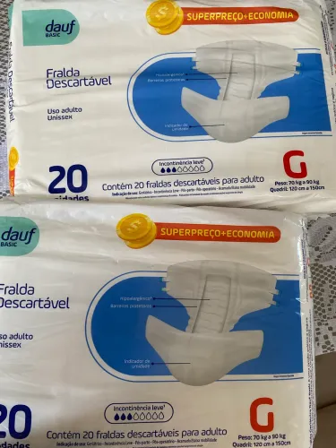 Fralda descartável G