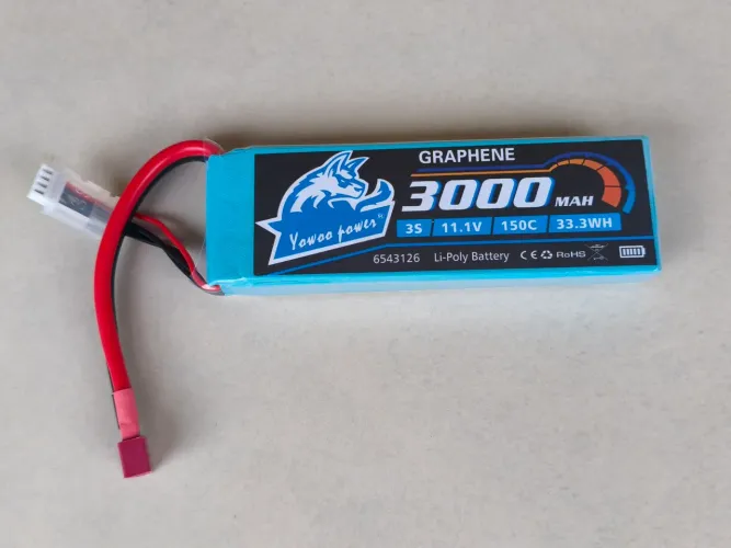 Bateria lipo 3S 3000 mah Grafeno.