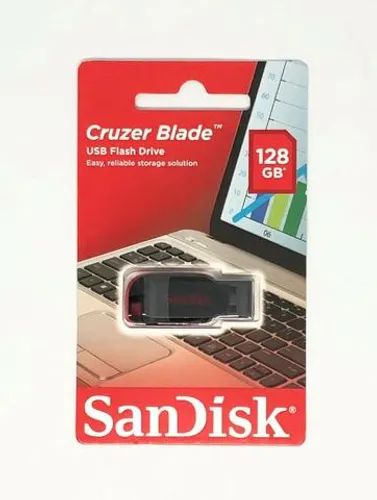 Pendrive 128GB Sandisk Original Novo na Embalagem Lacrada