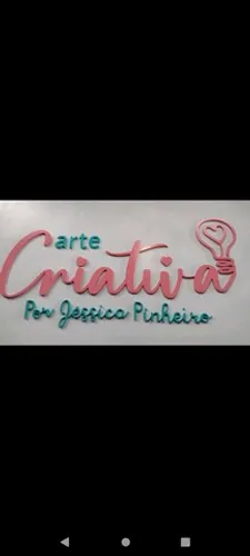 Logo em madeira MDF 1mt pintada - R$ 250,00