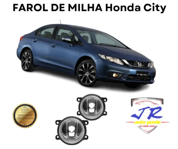 Par Farol Milha Auxiliar Civic 2015