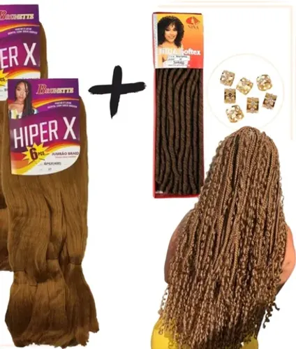 Kit para goddess braids