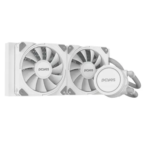 Water Cooler Pcyes Sangue Frio 3 White Ghost 240mm Intel/AMD | TDP: 250W - WZetta