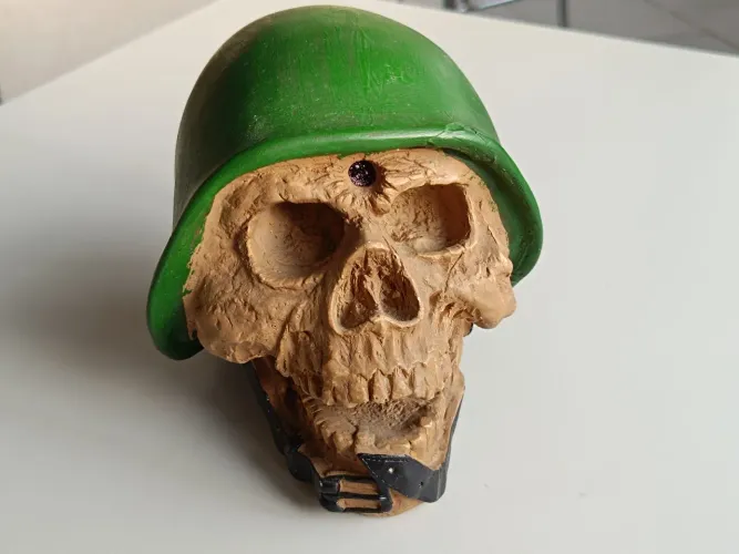 Caveira WWII Resina