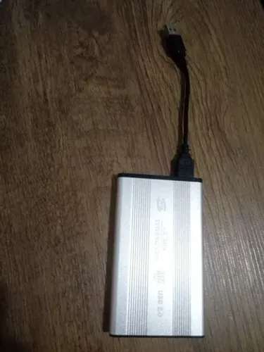 Hd externo com cabo 298 gb