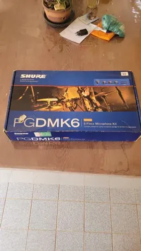 Kit Microfone Shure PGDMK6 ZERADO