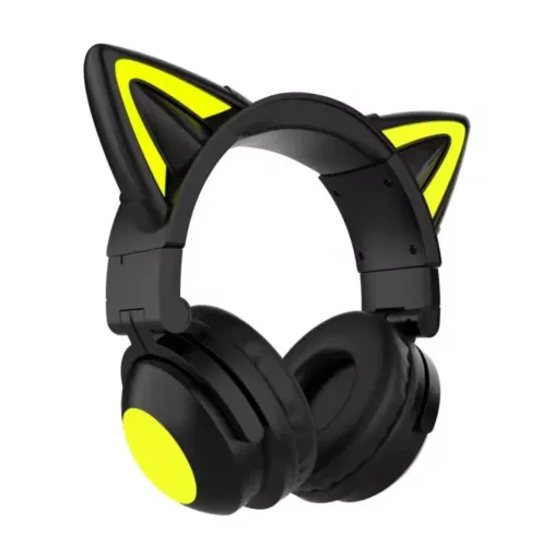 Fone Gamer ZW-068 wireless Preto com luzes RGB