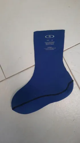 Bota meia calçado neoprene 3mm mergulho mormaii
