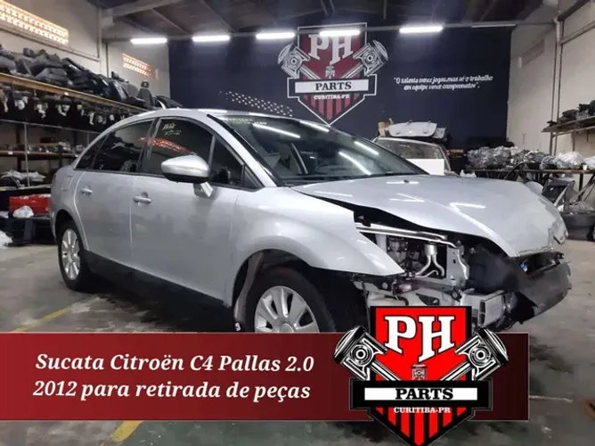 Sucata Citroën C4 Pallas 2.0 2012 para retirada de peças com 19 mil km
