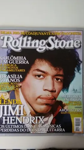 Revista Rolling Stone -  Jimi Hendrix,  Eric Clapton  e Jeff Beck.  Fotos inéditas, histór