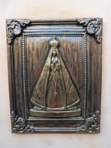 Quadro Decorativo Religioso Imagem - Nossa Senhora Aparecida