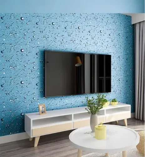 papel de parede decorativo interponte pvc hd69980 45x5m gotas de agua