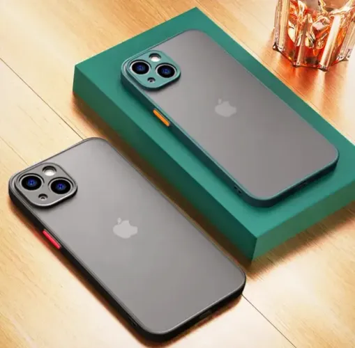 Capa Cinza Especial De Luxo Compatível Com iPhone 13/14 Pro/Pro Max