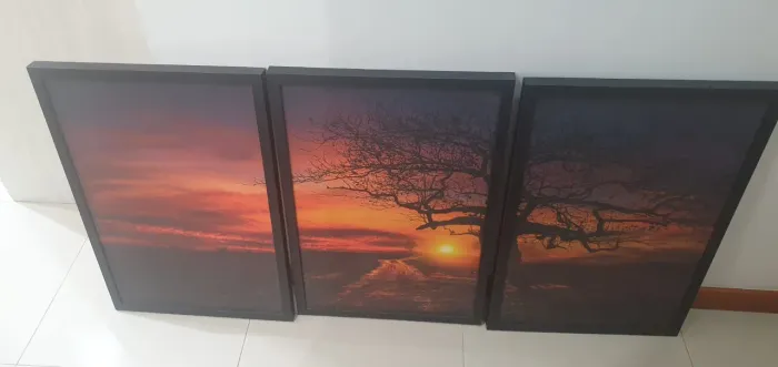 Trio de quadros novos